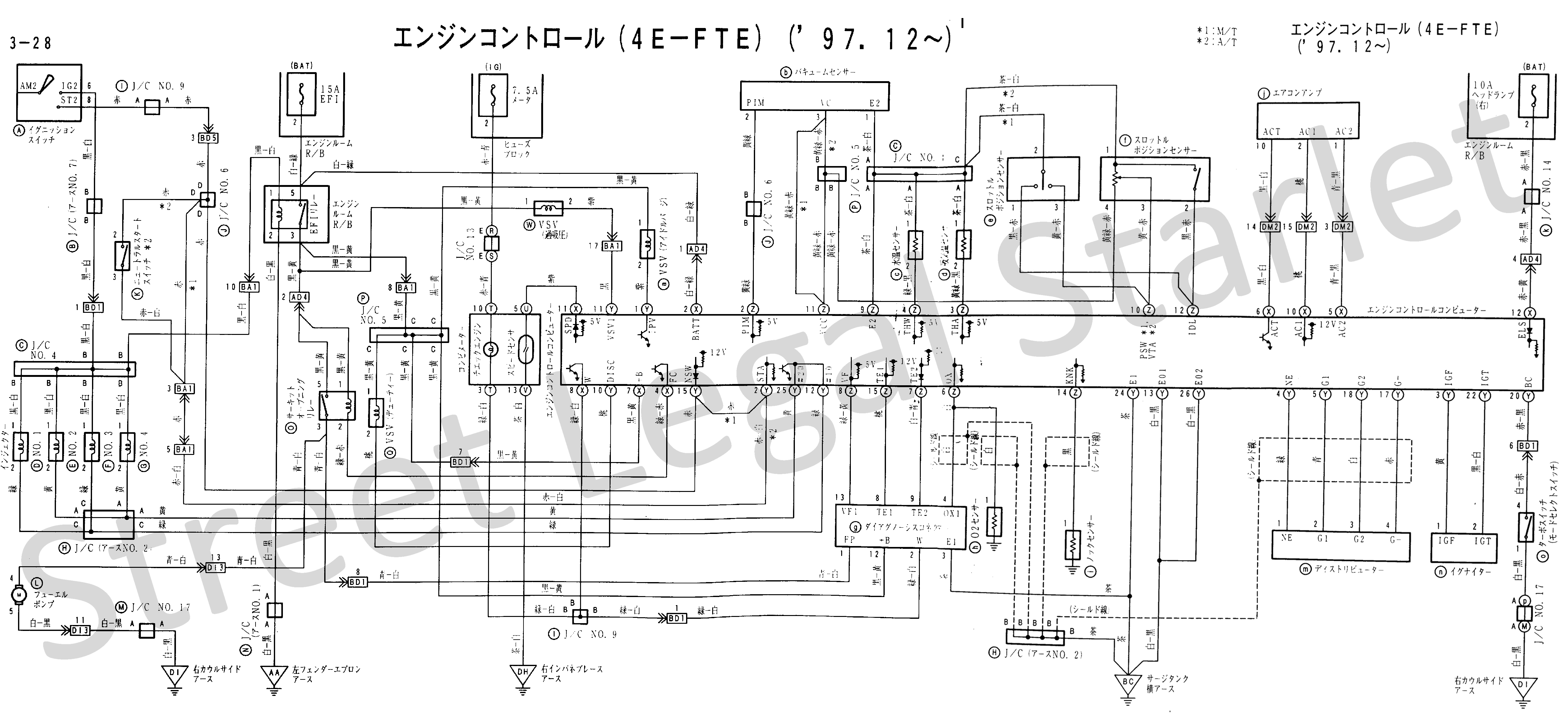 toyota starlet gt ep82 wiring diagram #5